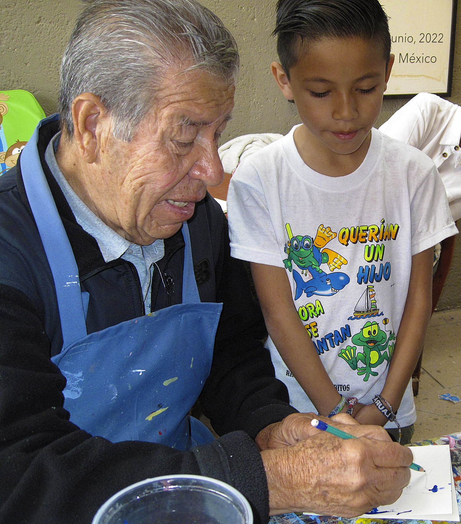Javier Zaragoza teaching